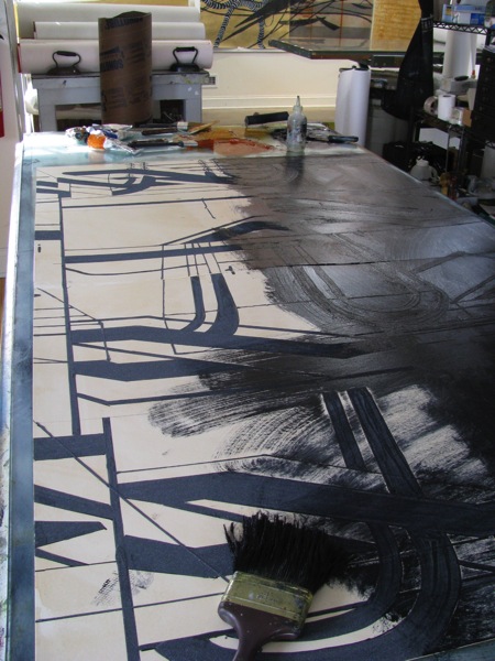 INKING-UP-LARGE-COLLAGRAPH-PLATE